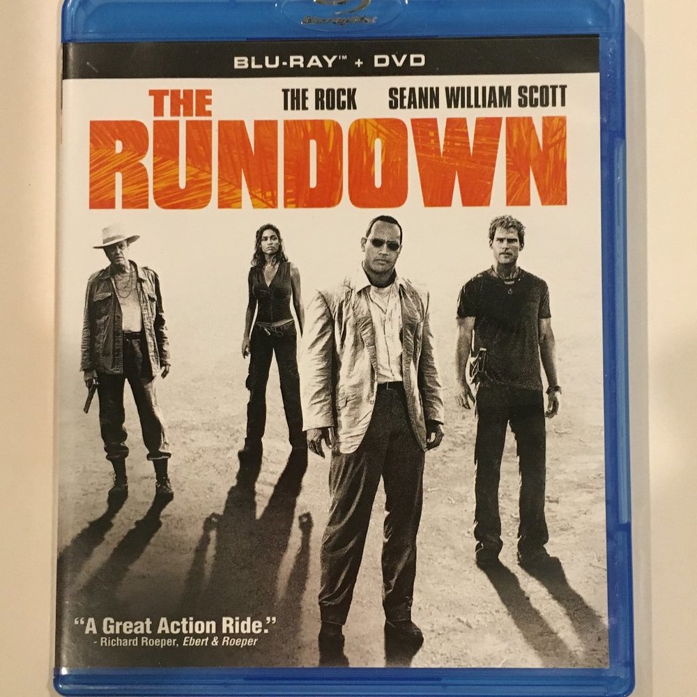 Universal Pictures THE RUNDOWN Blu-Ray & DVD Set